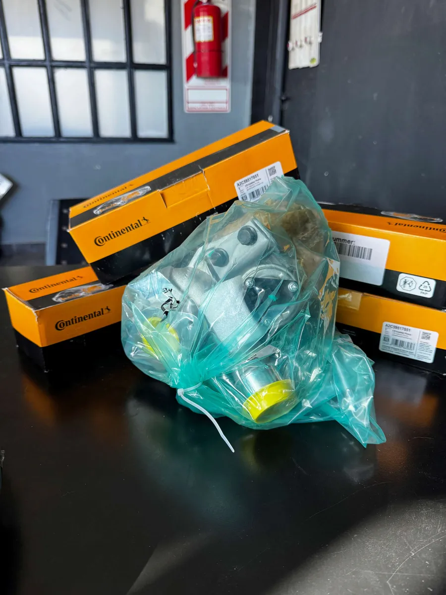 Inyectores y turbo listos para colocar